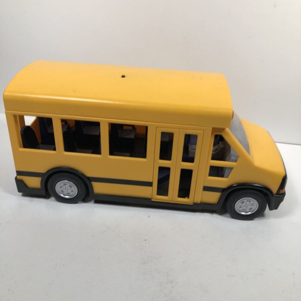 Playmobil School Bus 2011 With Working Lights #5940 - incomplete - Picture 5 of 7